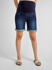 Lavado medio - JoJo Maman Bébé Pantalones cortos de maternidad denim - Imagen 3 de 6