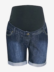 Lavado medio - JoJo Maman Bébé Pantalones cortos de maternidad denim - Imagen 6 de 6