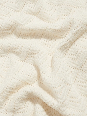 Peckham Rye Natural Open Stitch Knitted Short Sleeves Shirt - Image 10 of 10