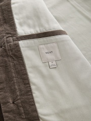 Taupe Micro Corduroy Shacket - Image 10 of 10