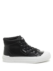 Rocket Dog Cheery Hi Top Black Trainers - Image 2 of 5