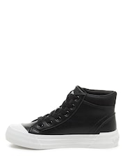 Rocket Dog Cheery Hi Top Black Trainers - Image 3 of 5