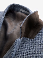 Blue Signature Moons British Wool Textured Blazer - Image 10 of 11