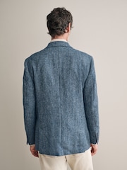 Blue Signature Moons British Wool Textured Blazer - Image 2 of 11