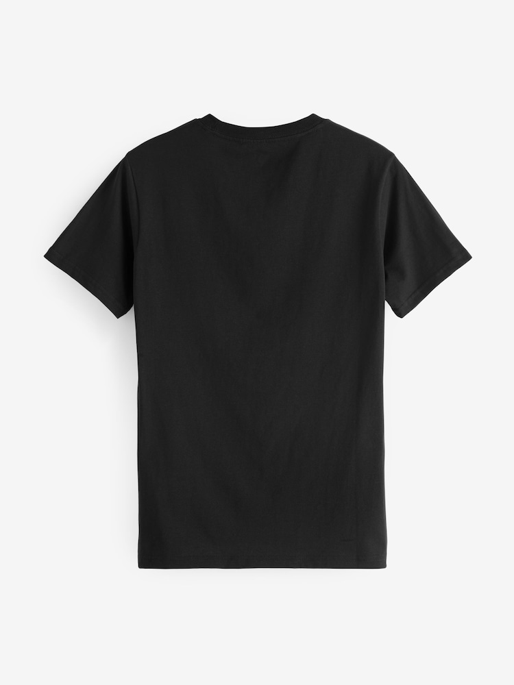 Converse Black Patch 100% Cotton Graphic T-Shirt - Image 5 of 7