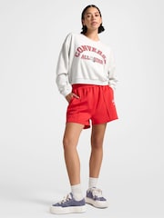 رمادي فاتح - سويت شيرت بتصميم مستوحى من طراز Chuck الكلاسيكي برقبة مستديرة من Converse - صورة 3 من 6