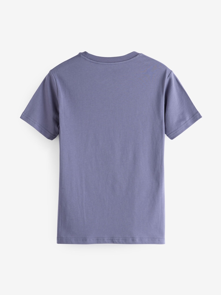 Converse Blue Patch 100% Cotton Graphic T-Shirt - Image 2 of 4 Converse Blue Patch 100% Cotton Graphic T-Shirt - Image 2 of 4