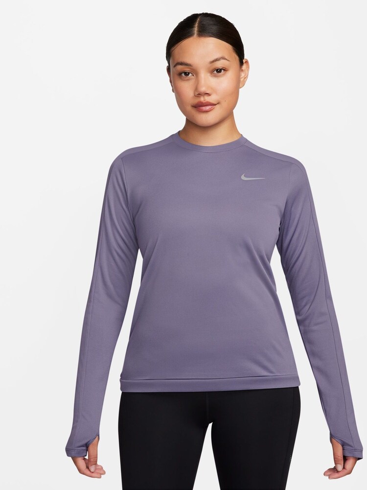 Nike Purple Dri-FIT Crew Neck Running Top - Image 1 of 7