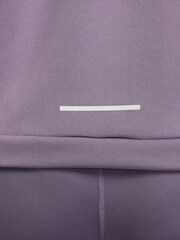 Nike Purple Dri-FIT Crew Neck Running Top - Image 4 of 7