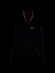 Nike Purple Dri-FIT Crew Neck Running Top - Image 5 of 7