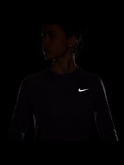 Nike Purple Dri-FIT Crew Neck Running Top - Image 6 of 7