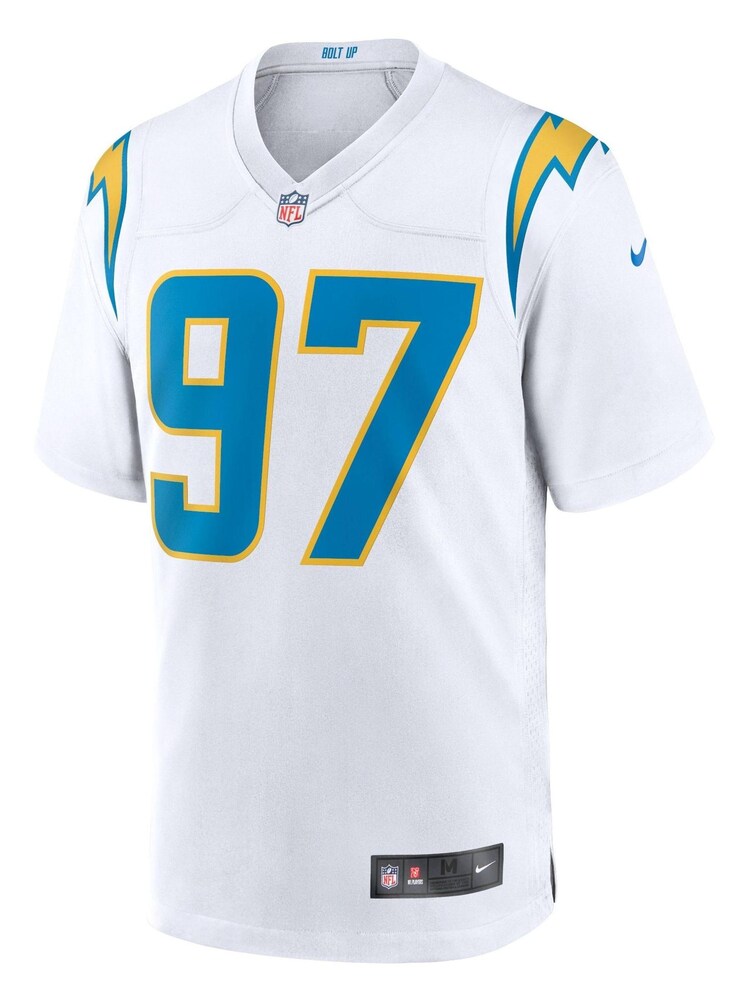 Nike White NFL Los Angeles Chargers Game Road Jersey - Joey Bosa - Image 2 of 3