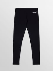 Pineapple Black Womens Wide Waistband Leggings - Image 6 of 7
