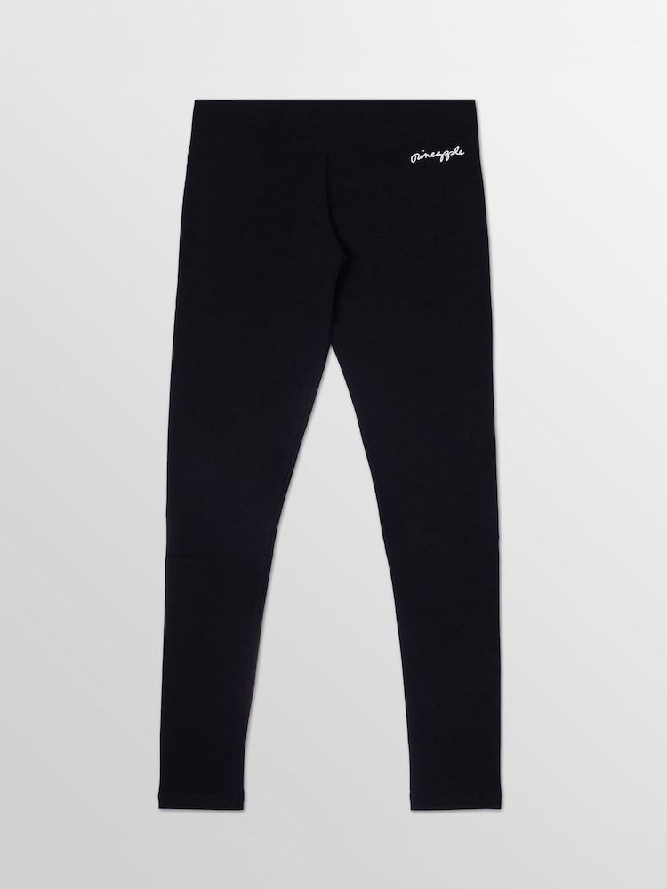 Schwarz - Pineapple – Damen-Leggings mit breitem Bund - Bild 6 von 6