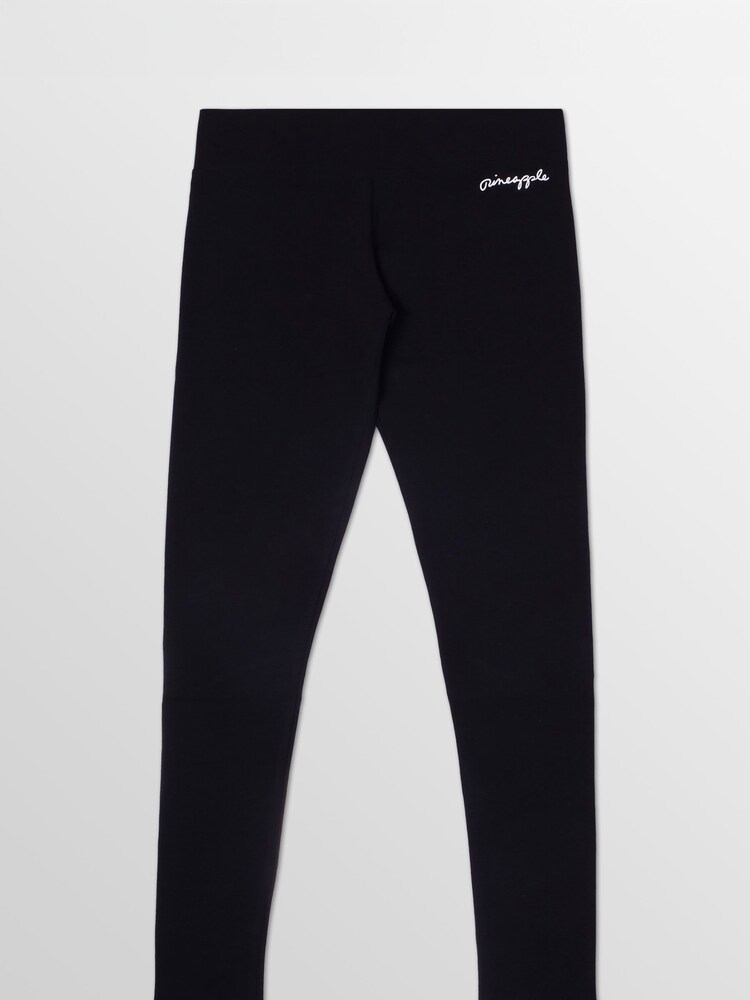 Pineapple Black Womens Wide Waistband Leggings - Image 7 of 7