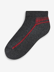 Multi Cushioned Footbed Sports Trainers Socks 5 Pack - Image 4 of 7