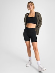 Converse Black Wordmark Bike Shorts - Image 1 of 6