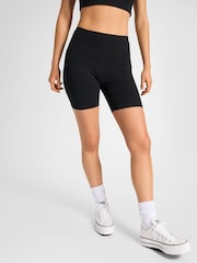 Converse Black Wordmark Bike Shorts - Image 2 of 6