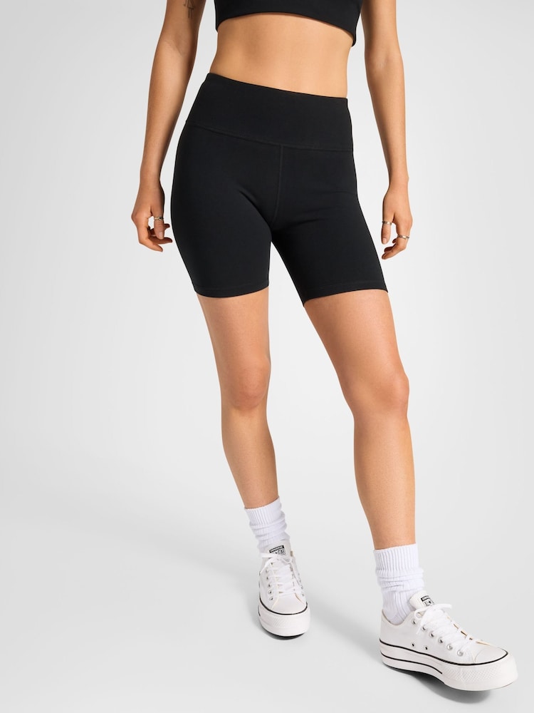 Converse Black Wordmark Bike Shorts - Image 2 of 6