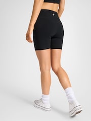 Converse Black Wordmark Bike Shorts - Image 3 of 6
