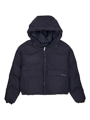 Converse Black Short Puffer Jacket - Image 1 of 1