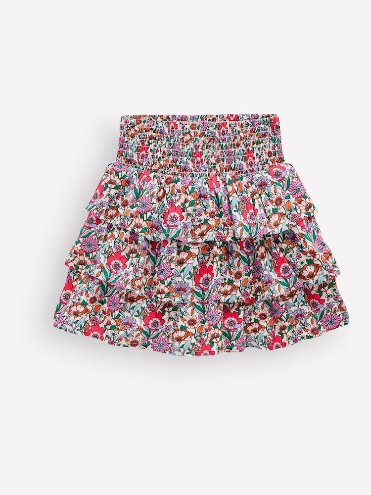 Boden Smocked Waist Ruffle Skirt - Bild 1 von 3 Boden Smocked Waist Ruffle Skirt - Bild 1 von 3