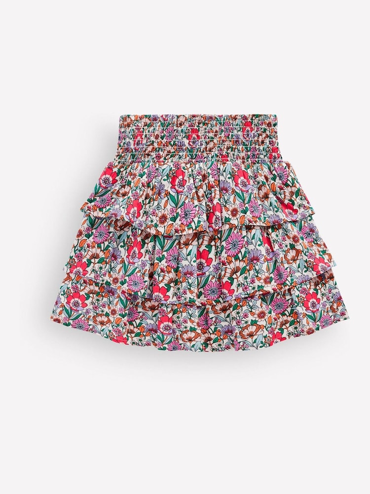 Boden Smocked Waist Ruffle Skirt - Bild 2 von 3 Boden Smocked Waist Ruffle Skirt - Bild 2 von 3