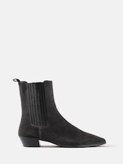 Mint Velvet Grey Kirsten Suede Ankle Boots - Image 1 of 4