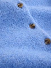 Light Blue N.Premium Knitted Long Sleeve Henley Jumper - Image 2 of 3