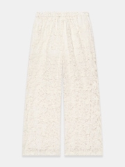 Mint Velvet White Lace Wide Leg Trousers - Image 7 of 7
