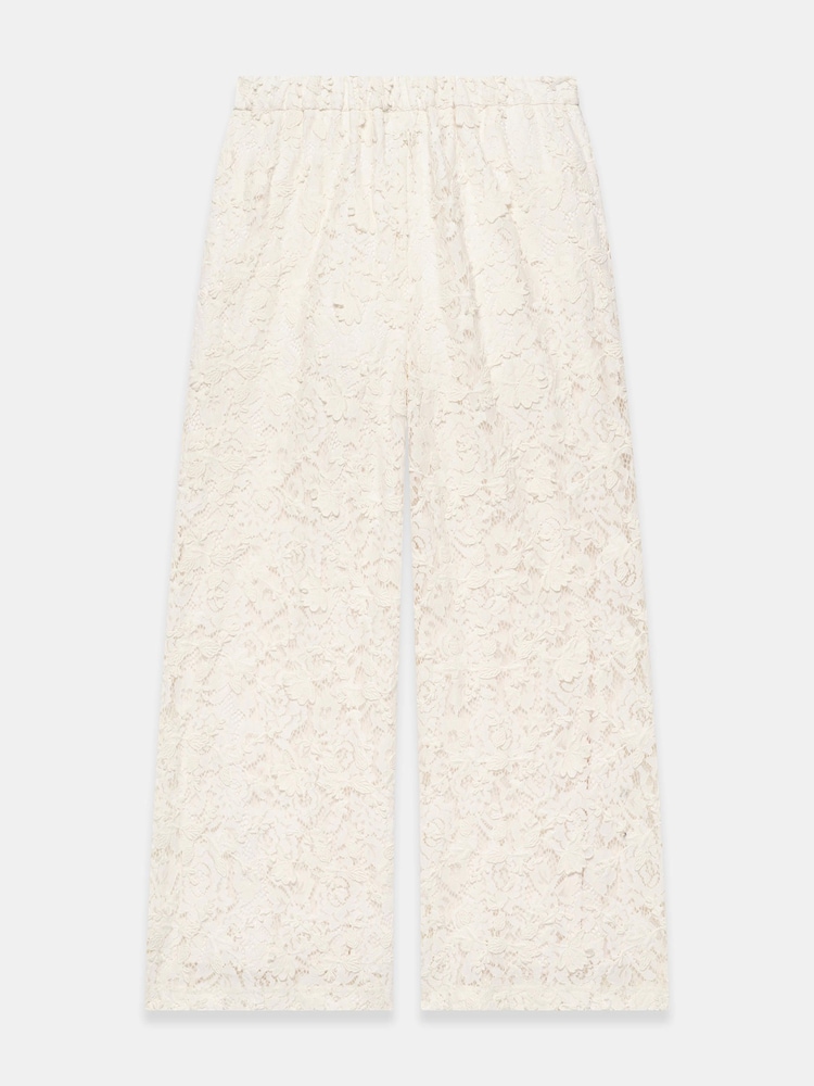 Mint Velvet White Lace Wide Leg Trousers - Image 7 of 7 Mint Velvet White Lace Wide Leg Trousers - Image 7 of 7