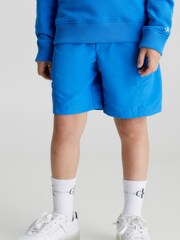 Calvin Klein Jeans Boys Blue Modern Utility Nylon Shorts - Image 1 of 6