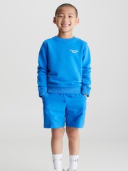 Calvin Klein Jeans Boys Blue Modern Utility Nylon Shorts - Image 3 of 6