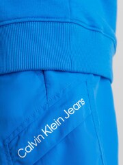 Calvin Klein Jeans Boys Blue Modern Utility Nylon Shorts - Image 4 of 6