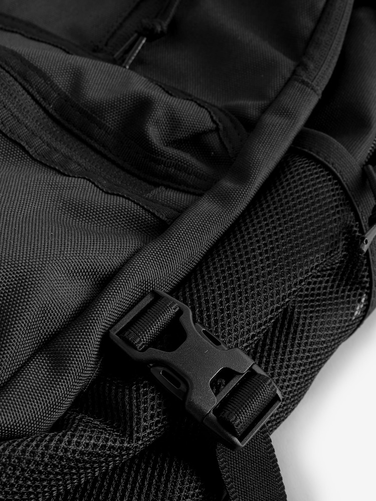 Converse Black Straight Edge Logo Backpack - Image 6 of 6