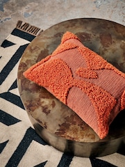 French Connection Tangerine Tangelo Tufted Cushion - Image 1 of 4
