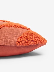 French Connection Tangerine Tangelo Tufted Cushion - Image 2 of 4