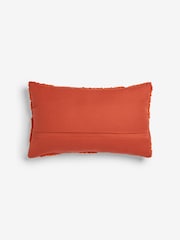 French Connection Tangerine Tangelo Tufted Cushion - Image 4 of 4
