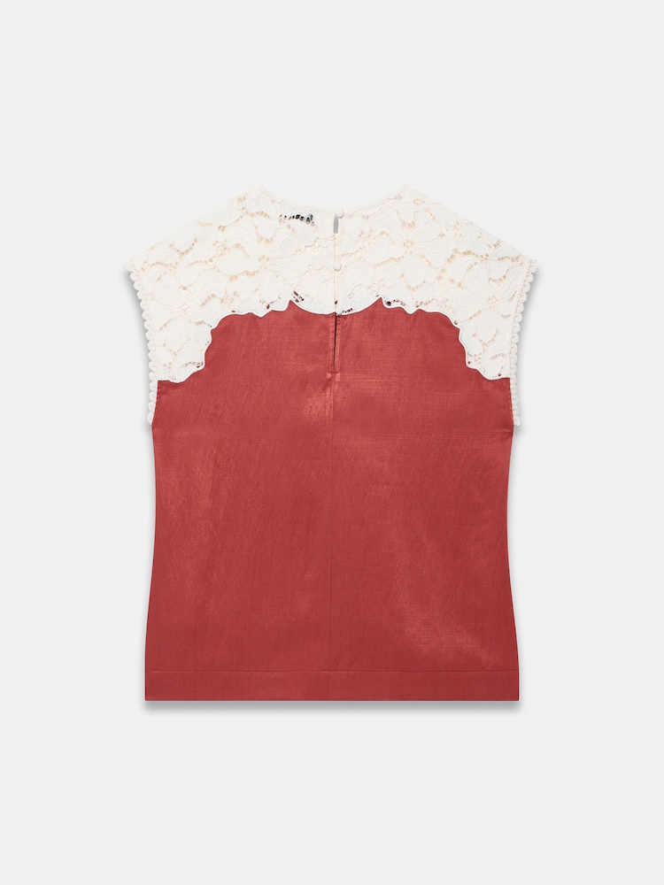 Top din satin și dantelă Mint Velvet - Imaginea 8 din 8 Top din satin și dantelă Mint Velvet - Imaginea 8 din 8