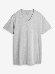 Mixed Regular Fit 100% Cotton V-Neck Underwear T-Shirts 5 Pack - Image 11 of 12