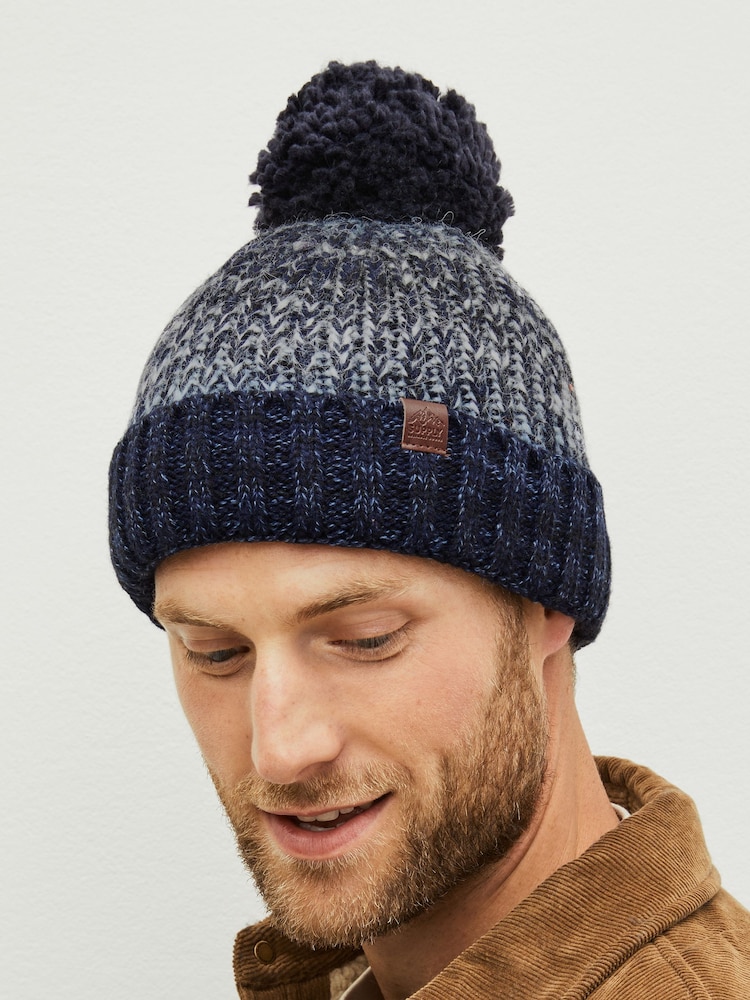 Blue Ombre Bobble Hat - Image 1 of 4