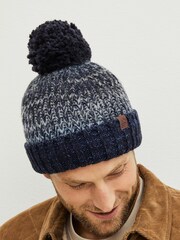 Blue Ombre Bobble Hat - Image 2 of 4
