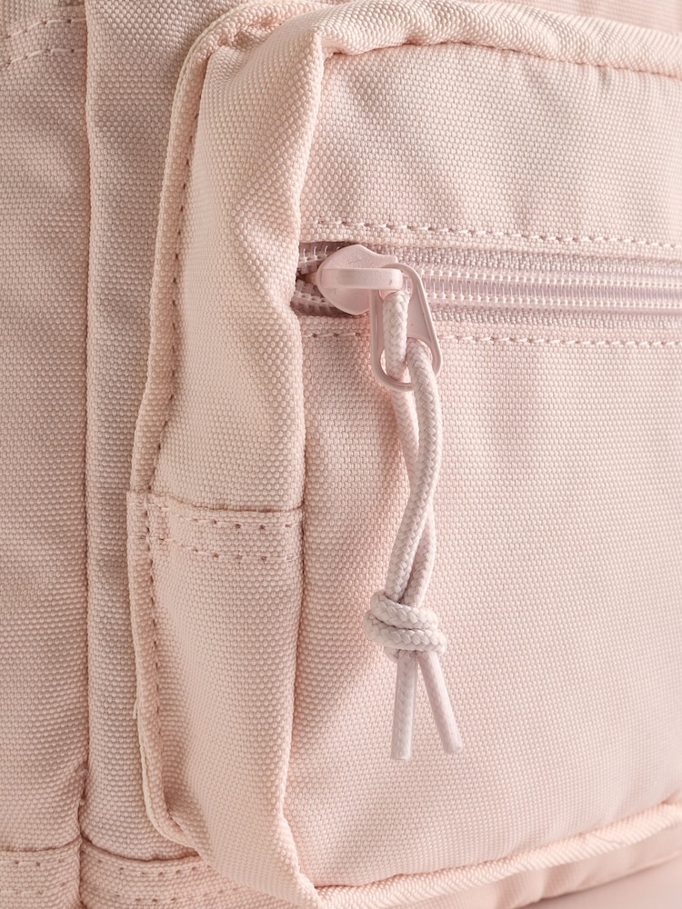 Converse Pink Go Lo Logo Patch Backpack - Image 3 of 6