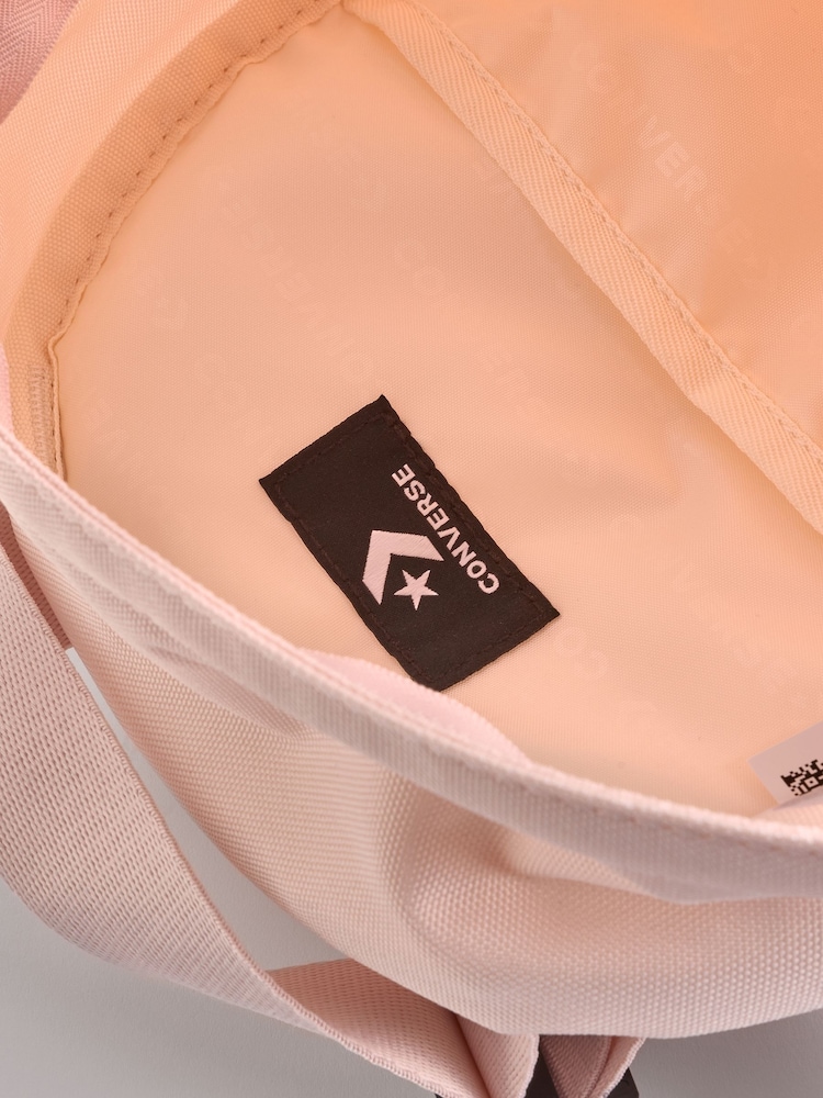 Converse Pink Go Lo Logo Patch Backpack - Image 4 of 6