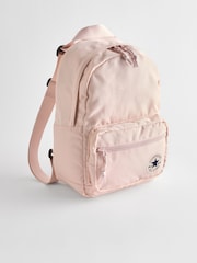 Converse Pink Go Lo Logo Patch Backpack - Image 5 of 6