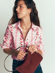Boden Pink Petal New Sienna Cotton Shirt - Image 4 of 5