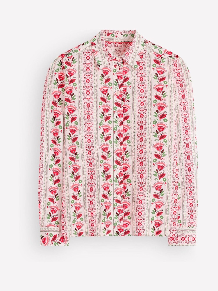 Boden Pink Petal New Sienna Cotton Shirt - Image 5 of 5