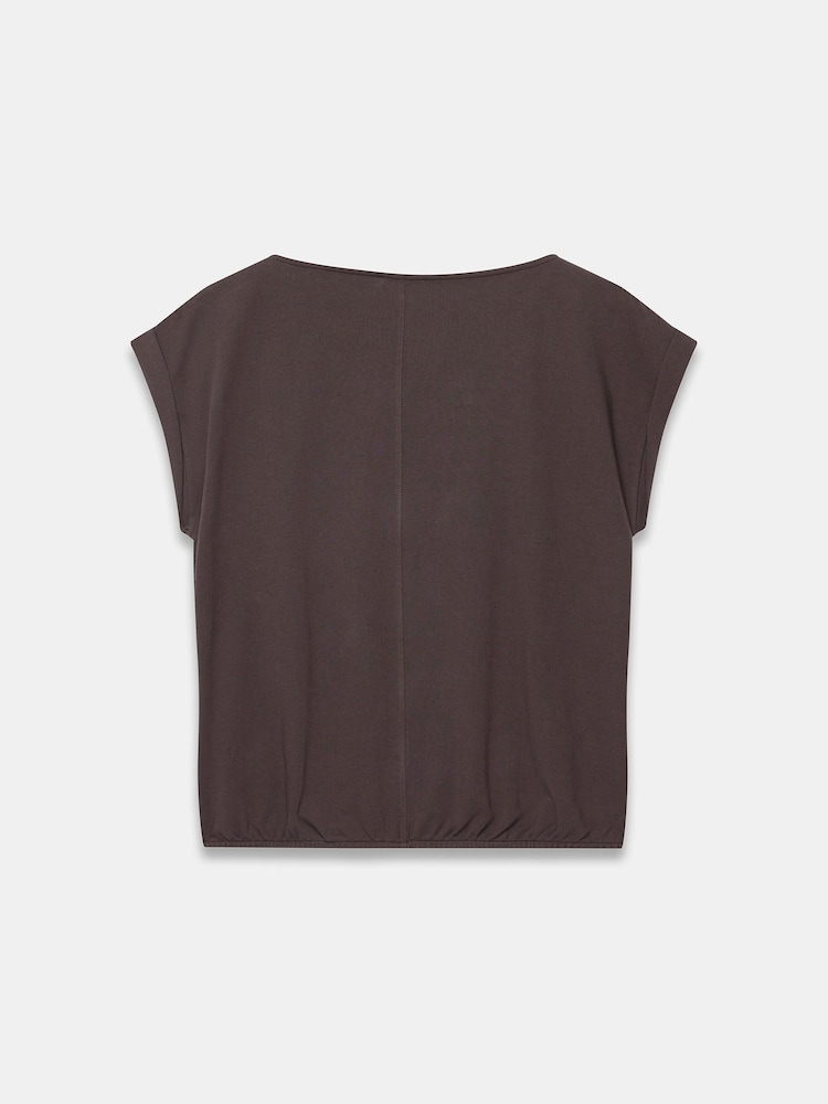 Mint Velvet Brown Floral Print Top - Image 8 of 8