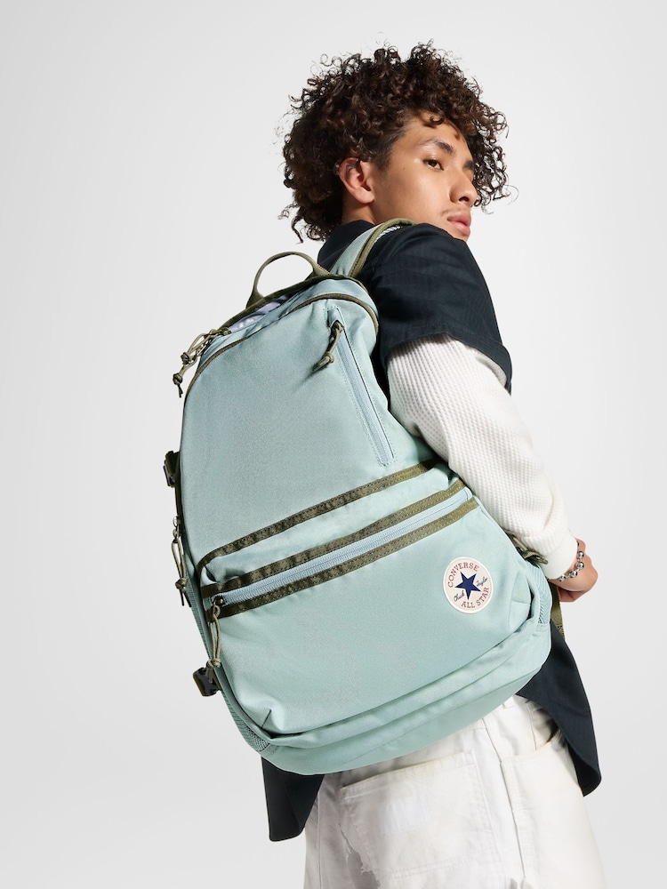Converse Blue Straight Edge Backpack - Image 1 of 7