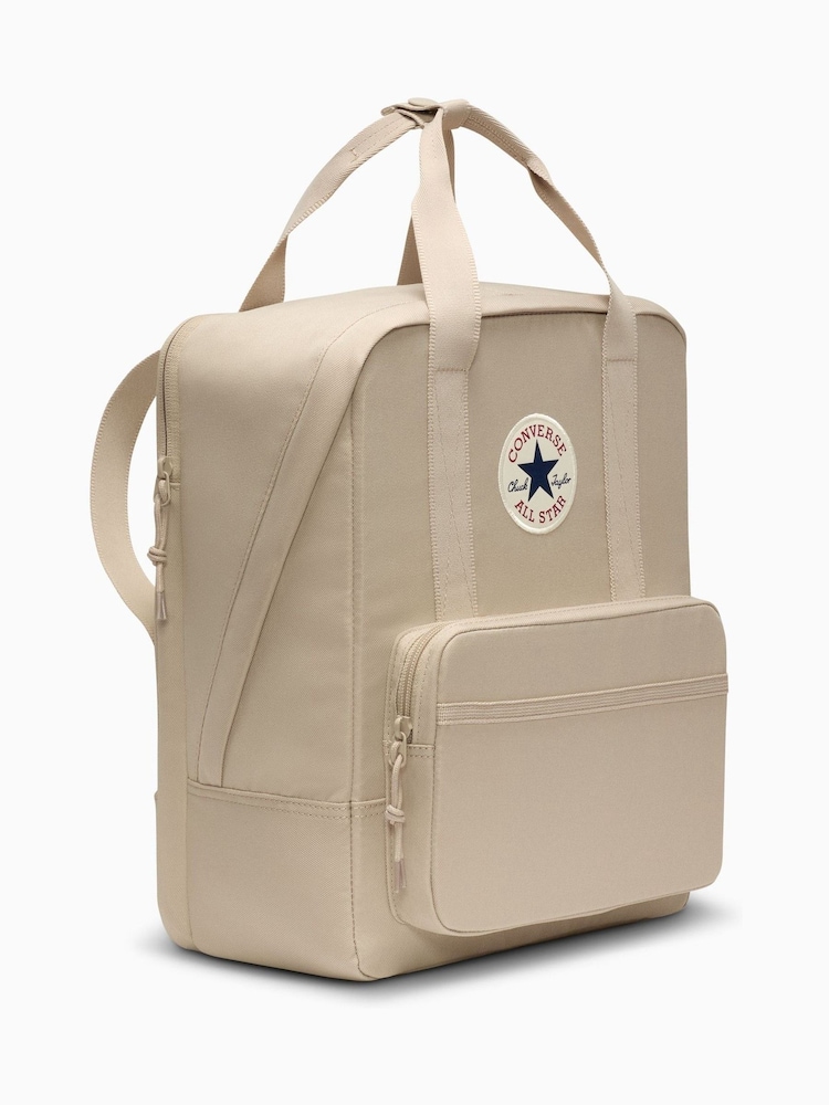 Converse Cream Small Square Backpack - Image 2 of 10 Converse Cream Small Square Backpack - Image 2 of 10